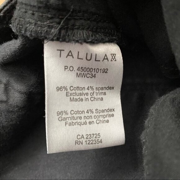 Aritzia Talula Acid Wash Black Jean Size 10 - Picture 5 of 9